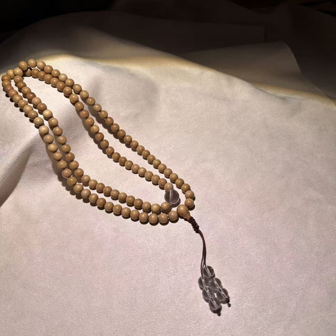 贡财～老山檀108项链～