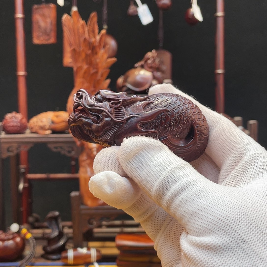 檀香紫檀（小叶紫檀）鱼化龙