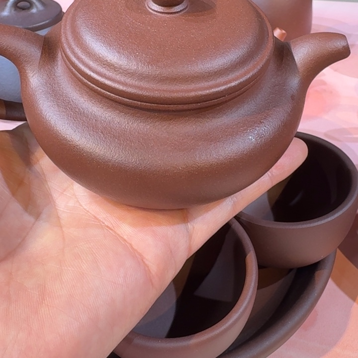 紫砂茶杯仿古200毫升