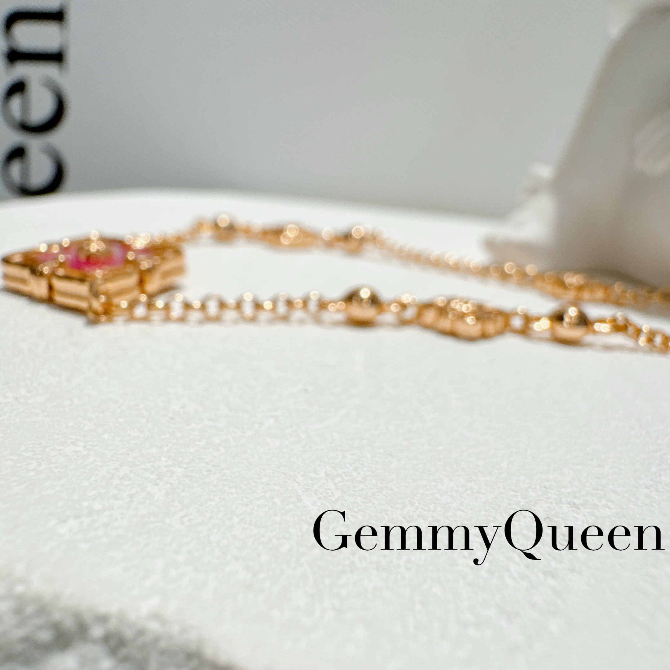 铜合金合成锆石手链 GemmyQueen高定手链GQ01293