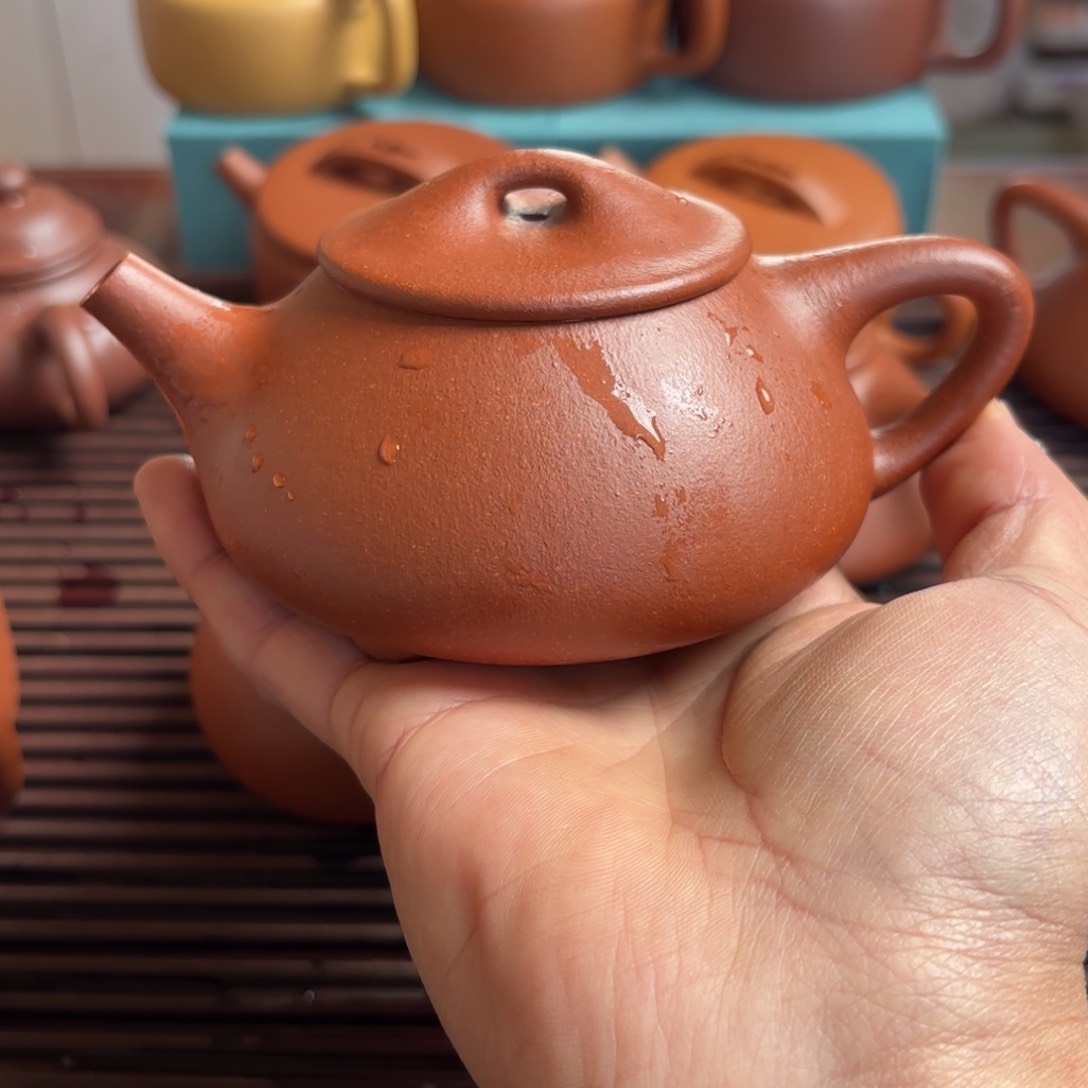 紫砂茶壶不**光半手工福利