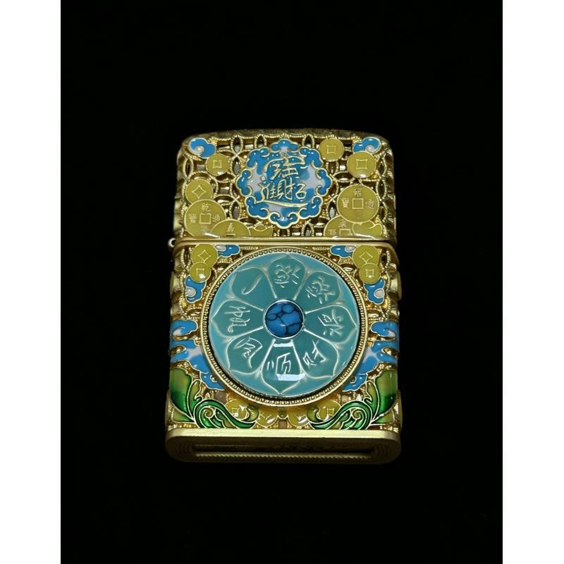 三代算盘 金打火机【全新机无油】