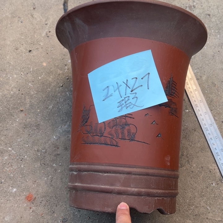 紫砂花盆紫砂花盆