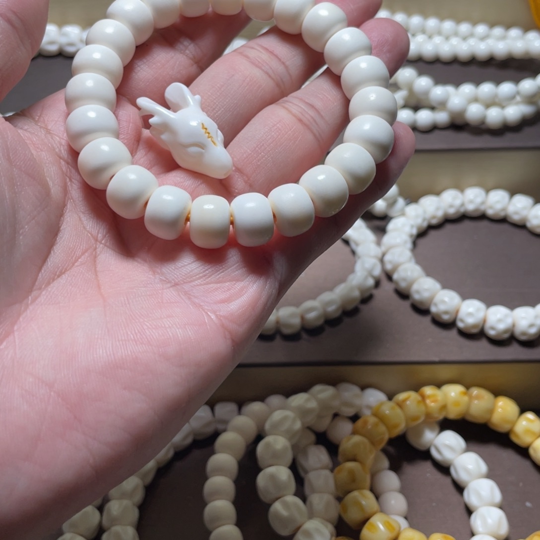 灵***童鹿骨手串/手链鹿角1.2老型36颗小鹿