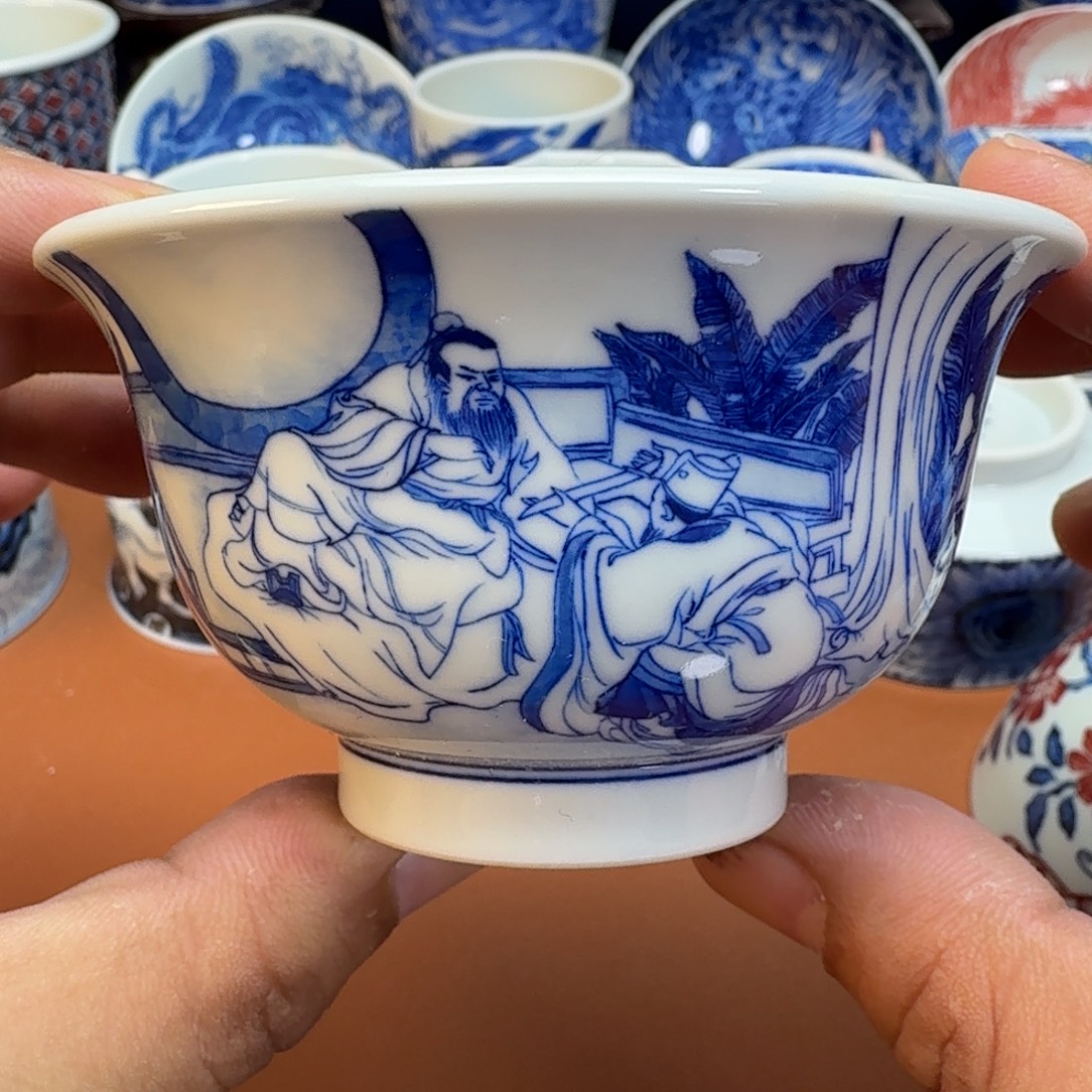 杯子景德镇全手工手绘陶瓷