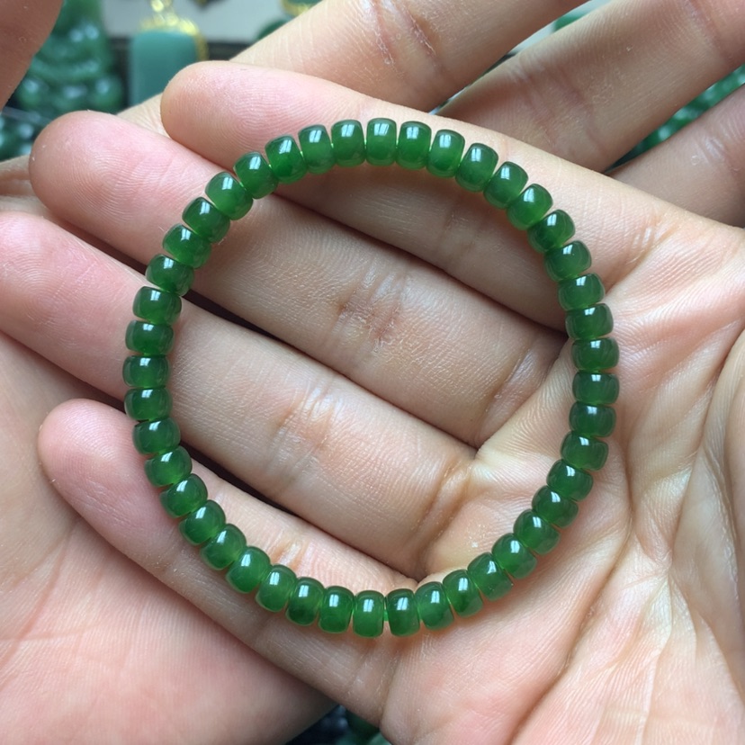 【闪购商品】手链未镶嵌和田玉（碧玉）