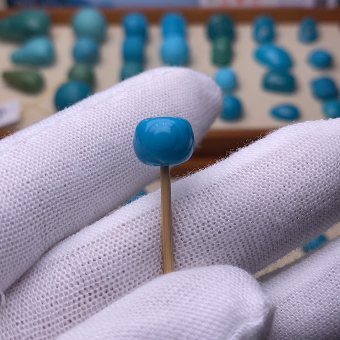 绿松石未镶嵌绿松石博古9.6