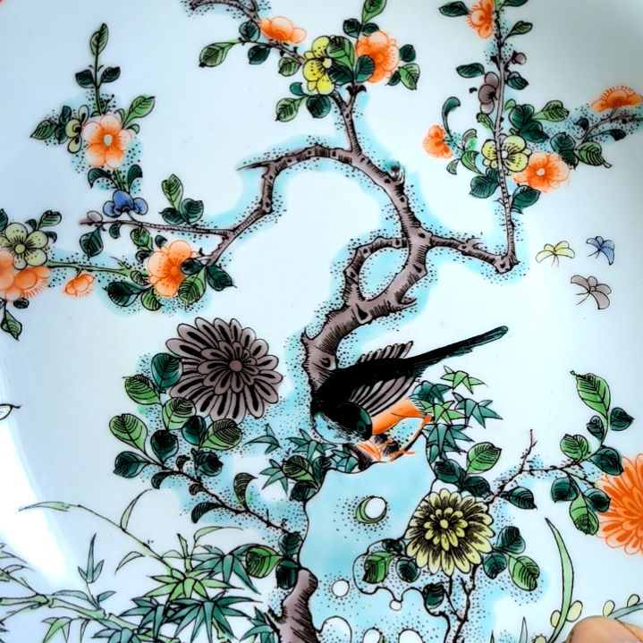摆件花****）全手工制作的瓷器