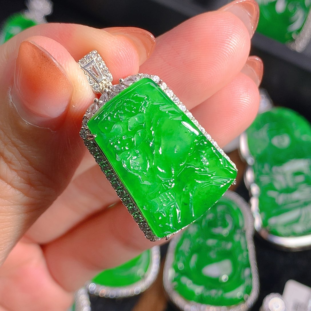 翡翠吊坠(不含链)未镶嵌