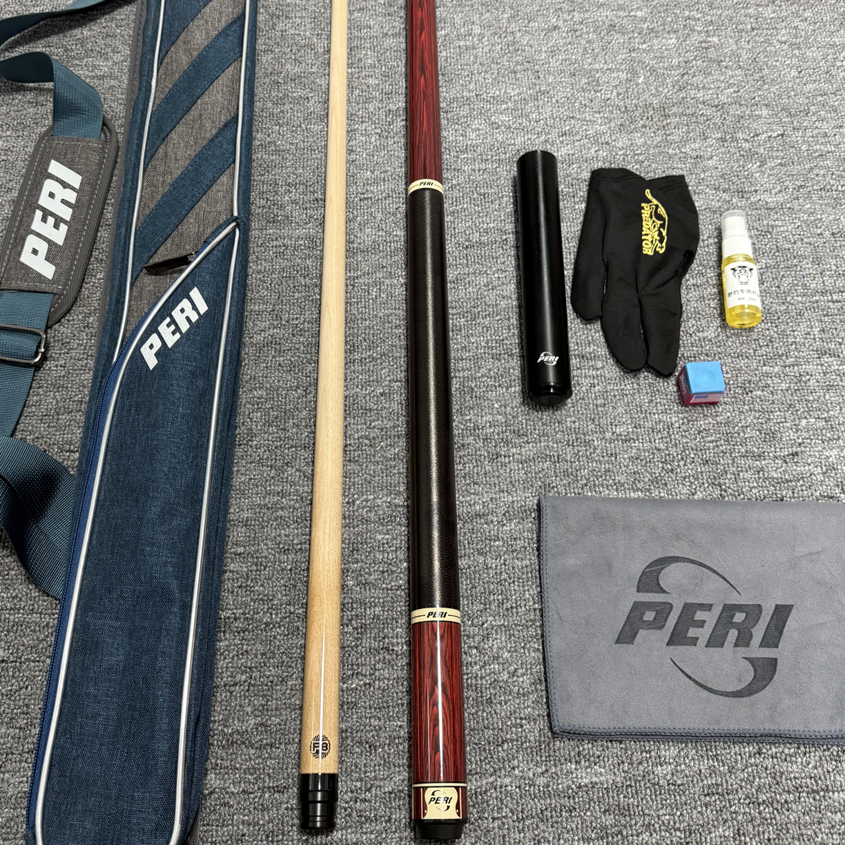 皮尔力sy01极速系列大头桌球专用p8球杆中式黑八一比一复刻