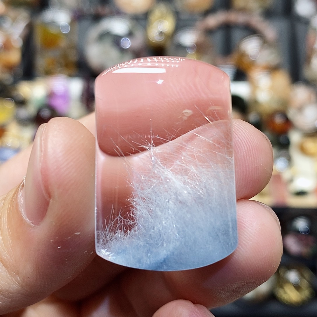 水晶颈饰未镶嵌天然精致水晶吊坠