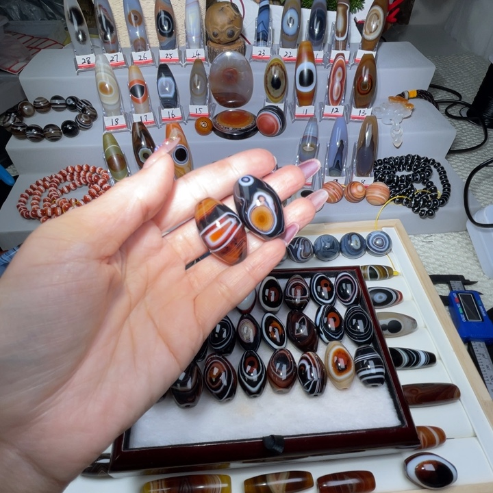 逆***龙玛瑙/玉髓未镶嵌项链