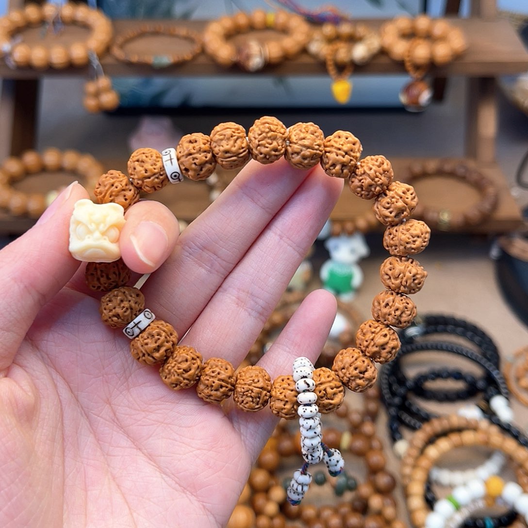 金刚菩提手串无*^搭配醒狮