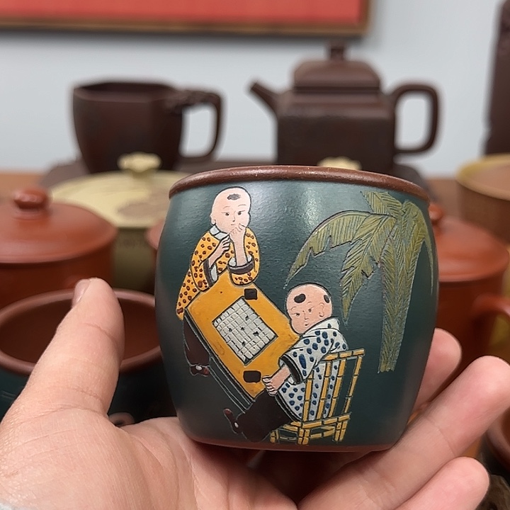 宜兴紫砂主人杯杯