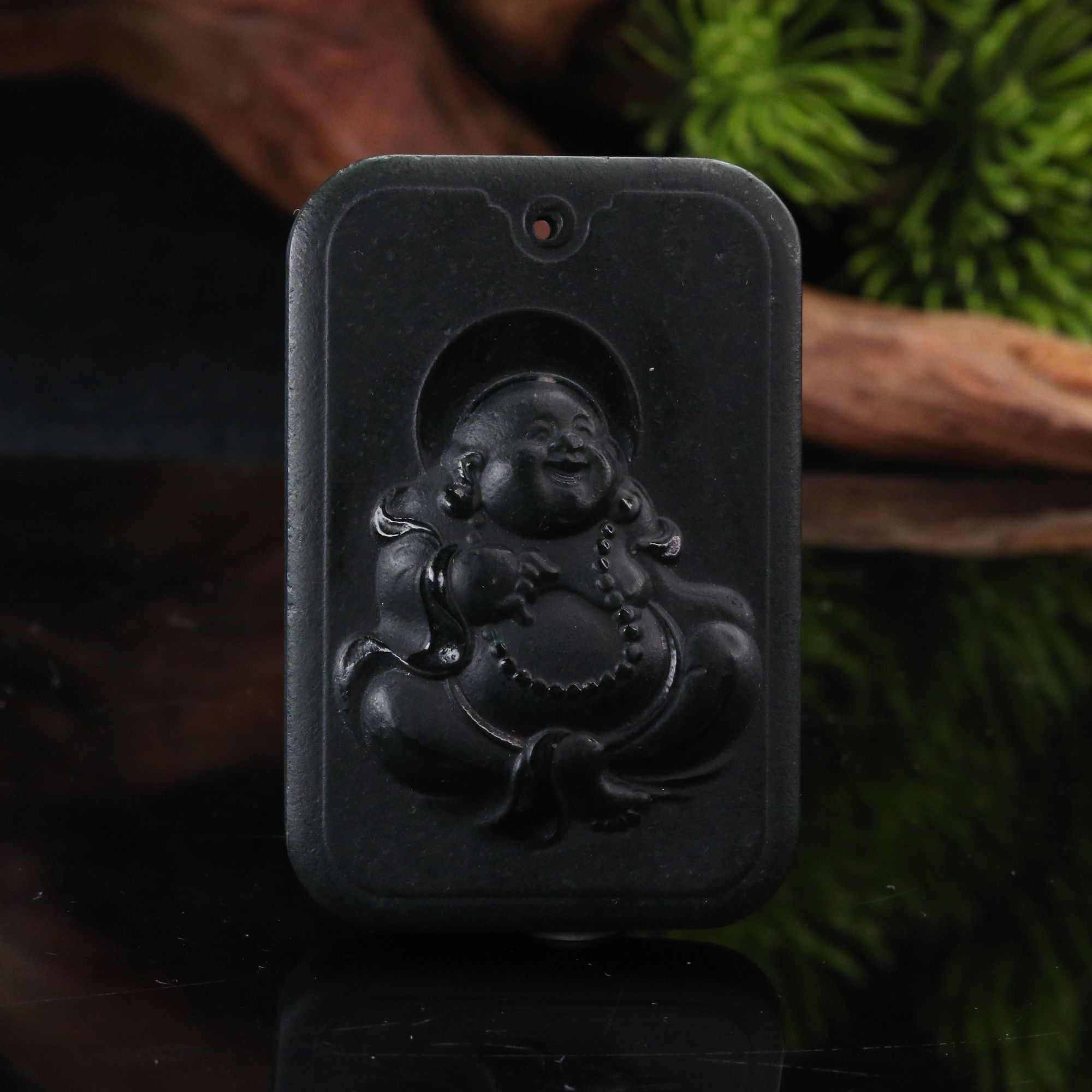 lot4和田玉墨玉吊坠/800282/保利厦门拍卖