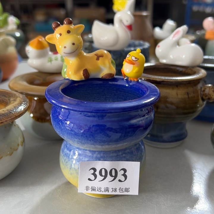 口5高7 手工花盆满30包邮