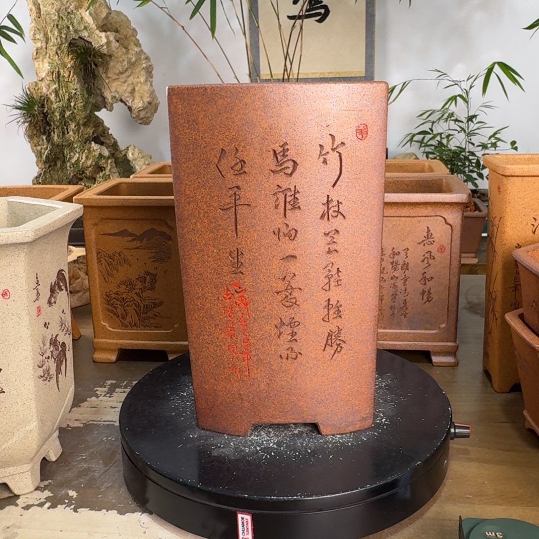 s***可紫砂花盆紫砂花盆