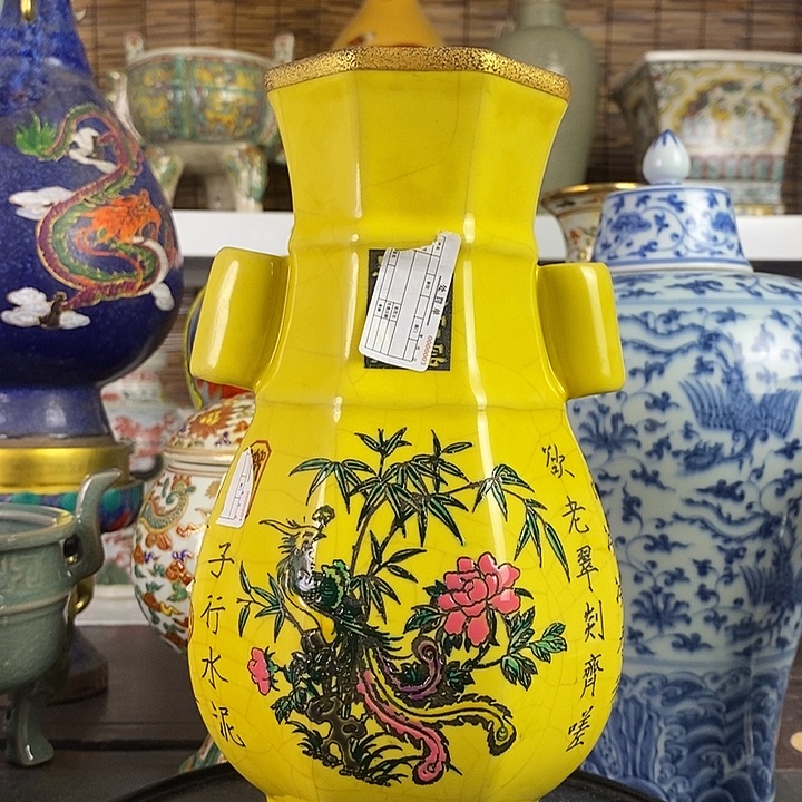 摆件瓷器真的很漂亮