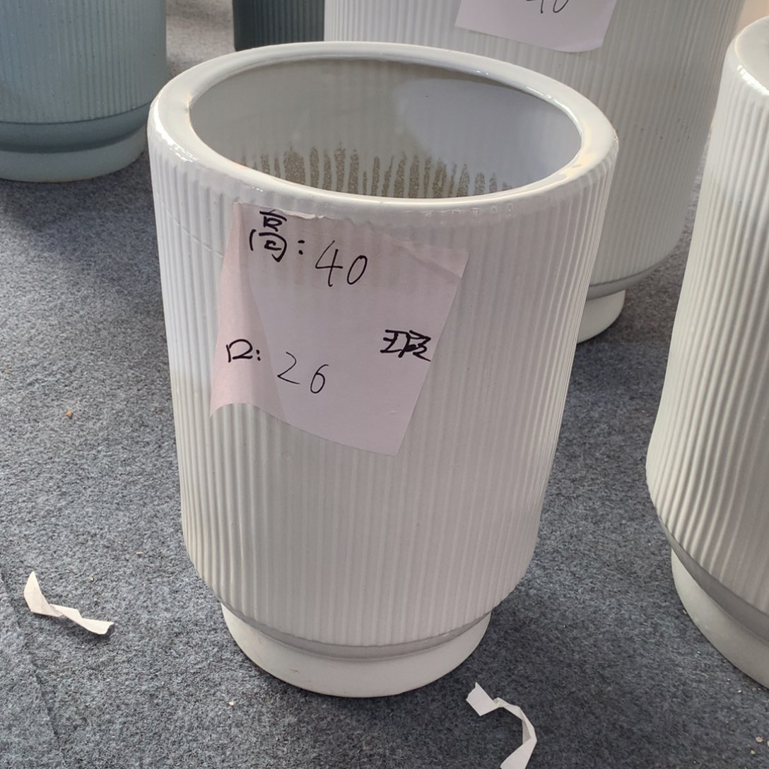 高温陶瓷花盆微瑕