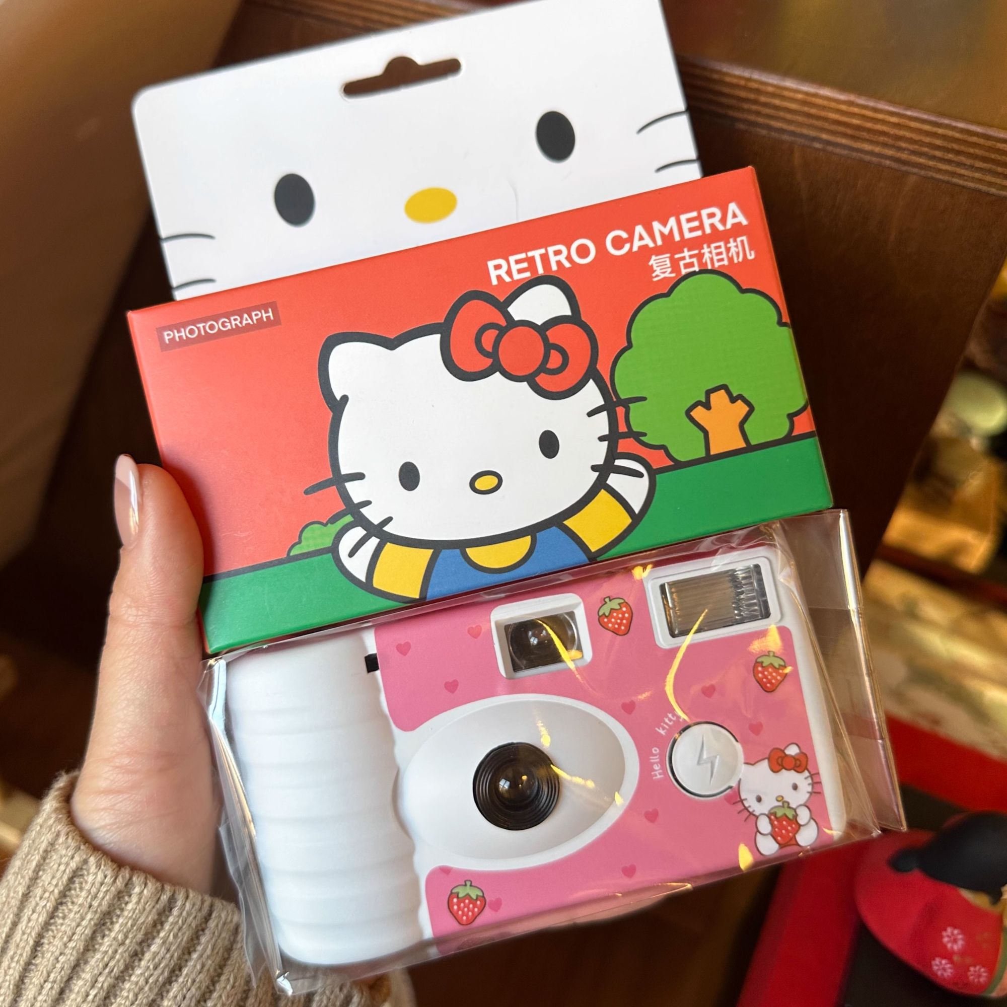 HelloKitty玉桂狗美乐蒂一次性胶片相机胶卷创意学生生日礼物女生