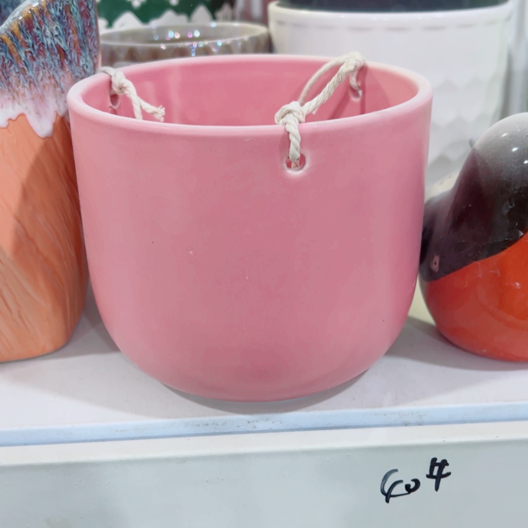 有孔，陶瓷花盆满10米包邮发货