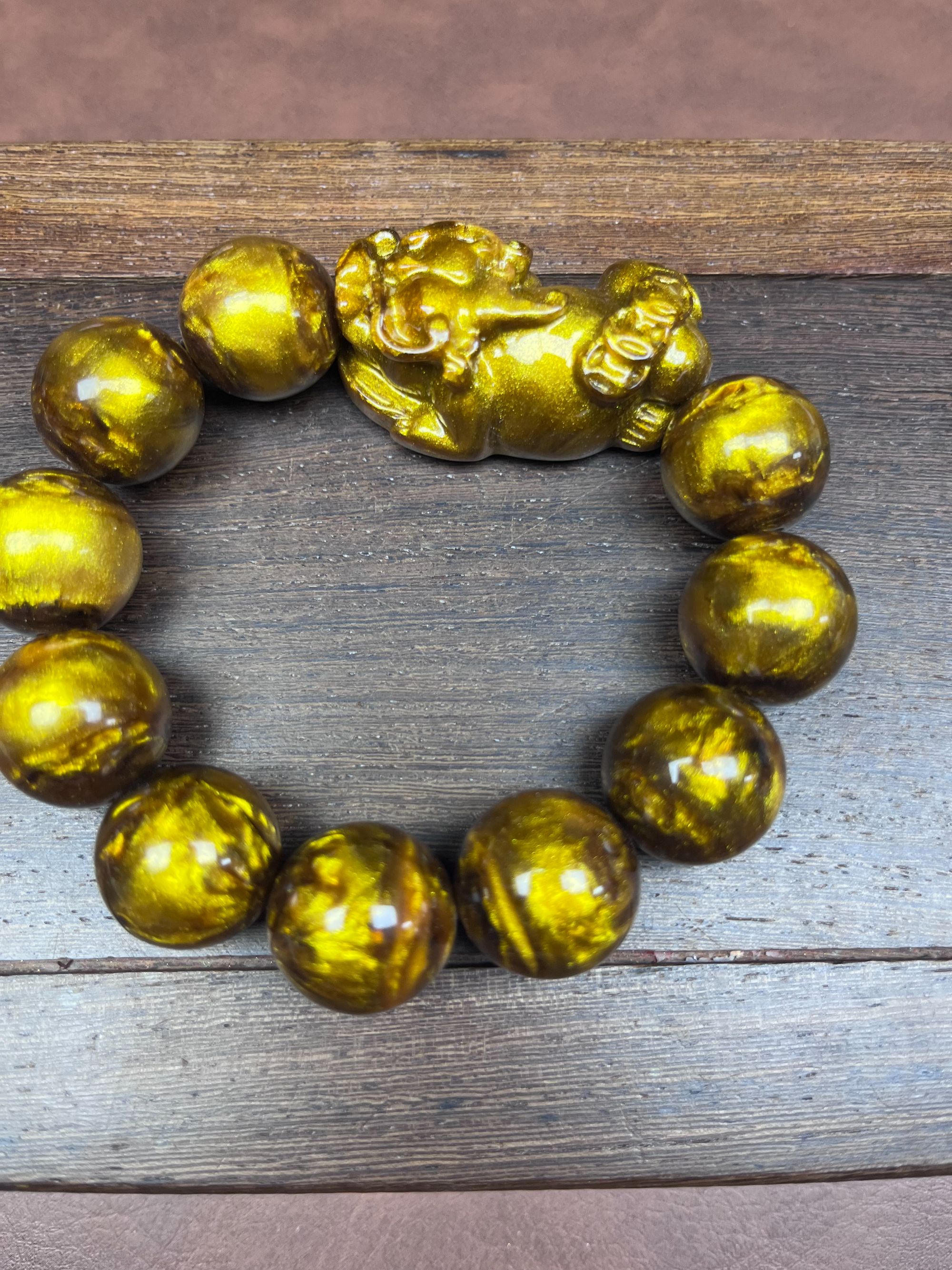 A54黄金貔貅手串（无礼盒）