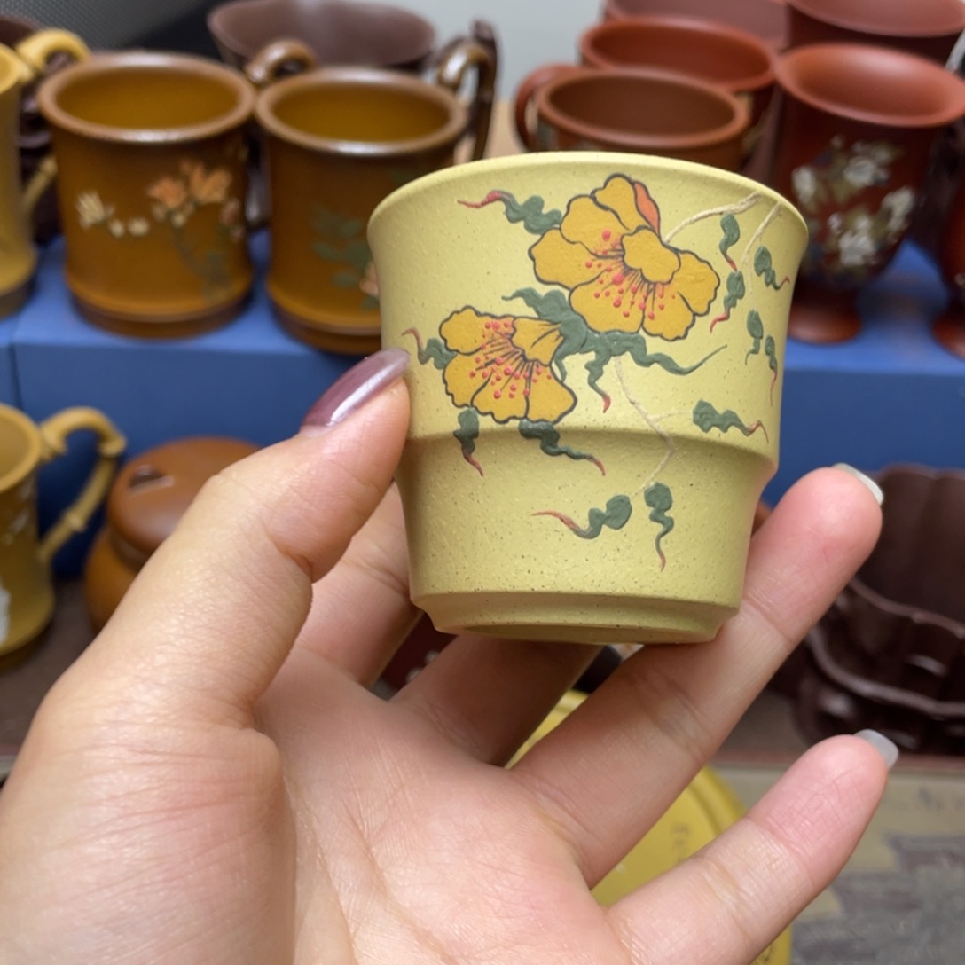 紫砂茶杯紫砂主人杯