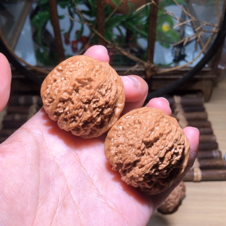 文玩核桃把件137狮子头40