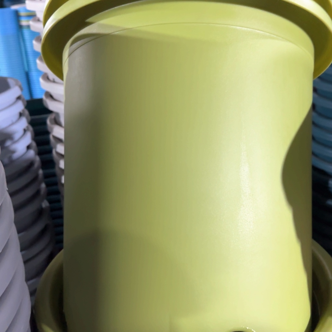 树脂四季盆8#无拖果绿微瑕3