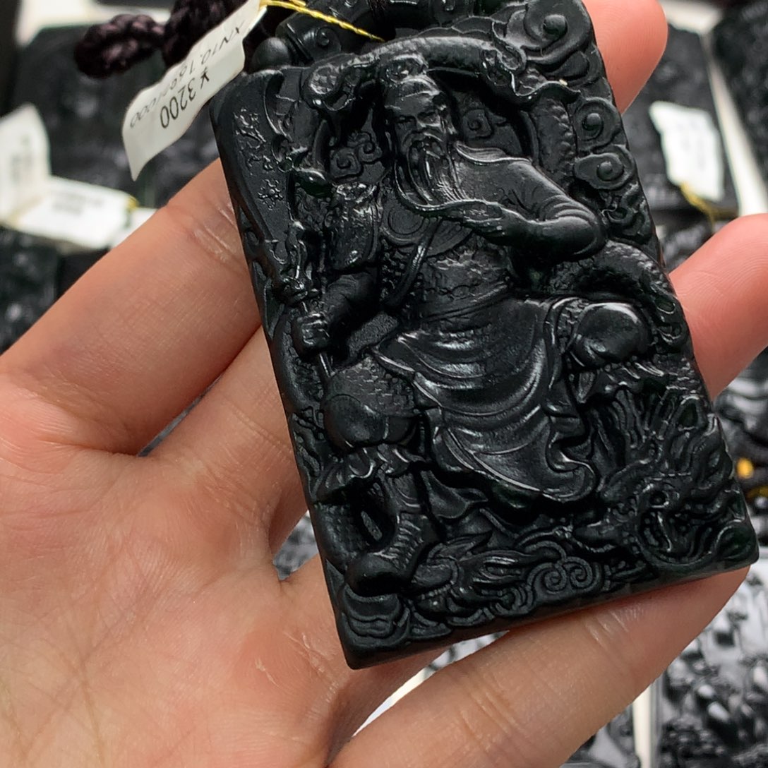 天然a货钢琴黑挂件