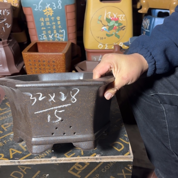 紫砂花盆紫砂花盆