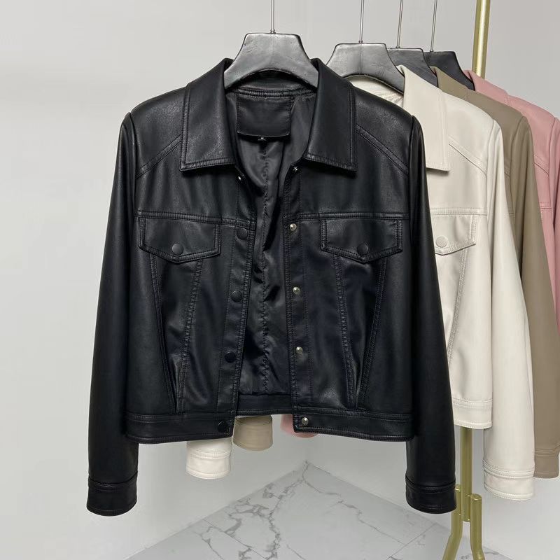 女士皮衣时尚外套气质休闲（瑕疵款价格链接实物以直播间为准）