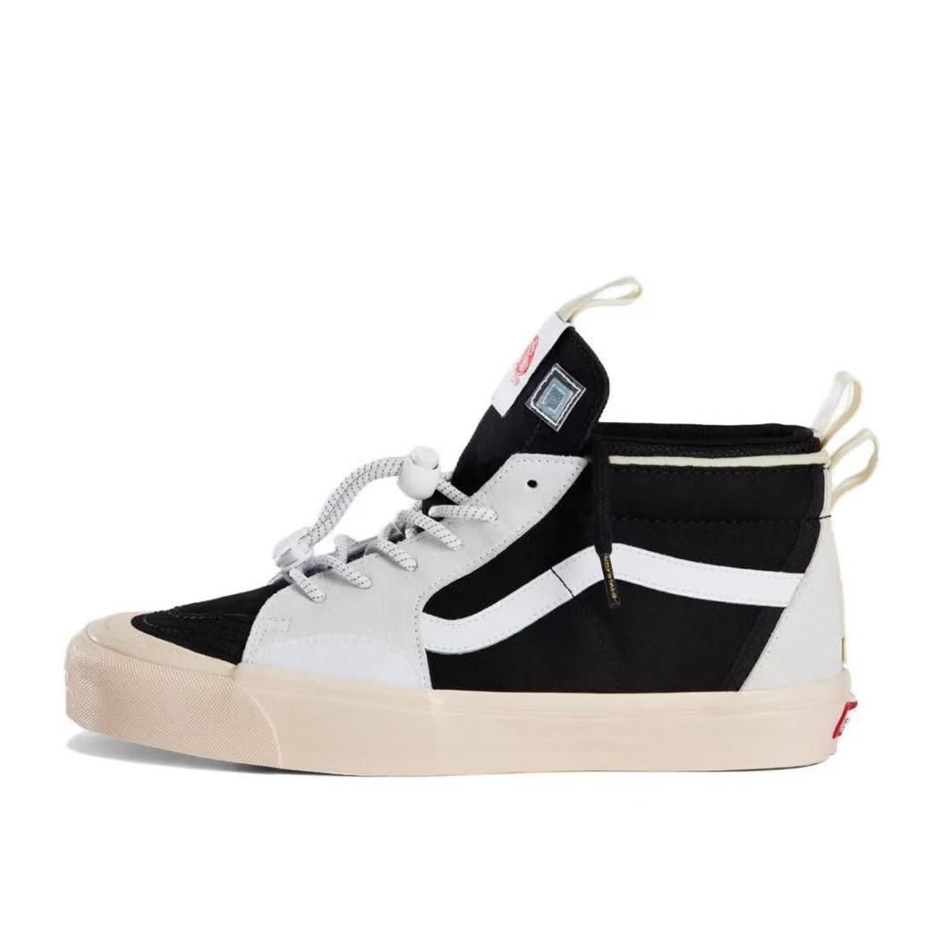 Vans黑白中帮advisory board crystals秋冬休闲滑板鞋VN000BW6BZW