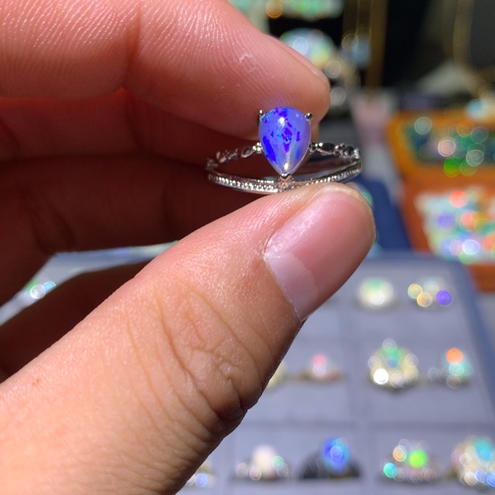 欧泊合金欧泊戒指
