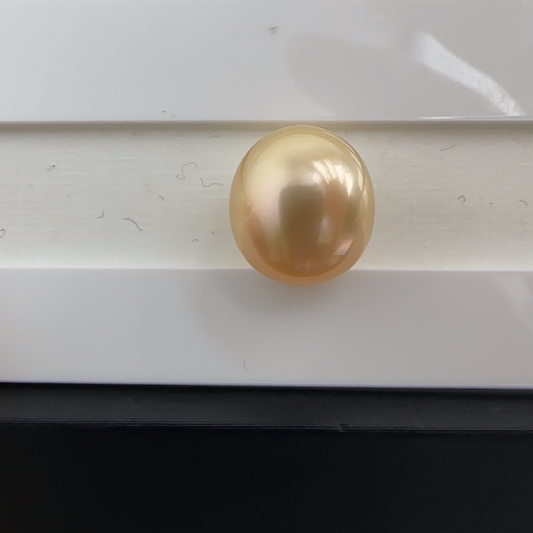 海水珍珠裸珠天然南洋金珠海水裸珠12.1-13.0