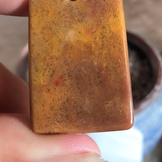 硅化玉吊坠未镶嵌