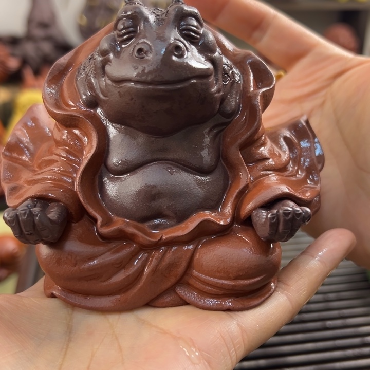 紫砂茶宠周*紫砂蟾仙