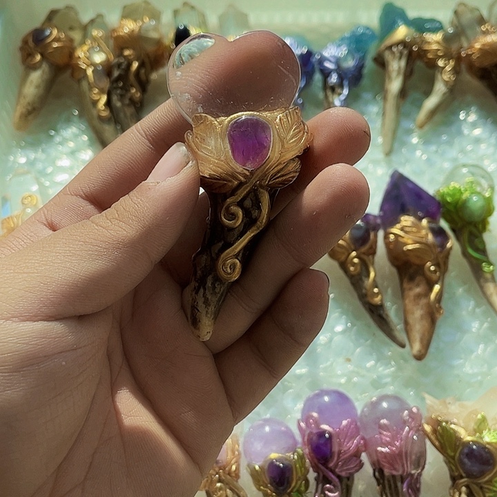 紫晶摆件未镶嵌墨*