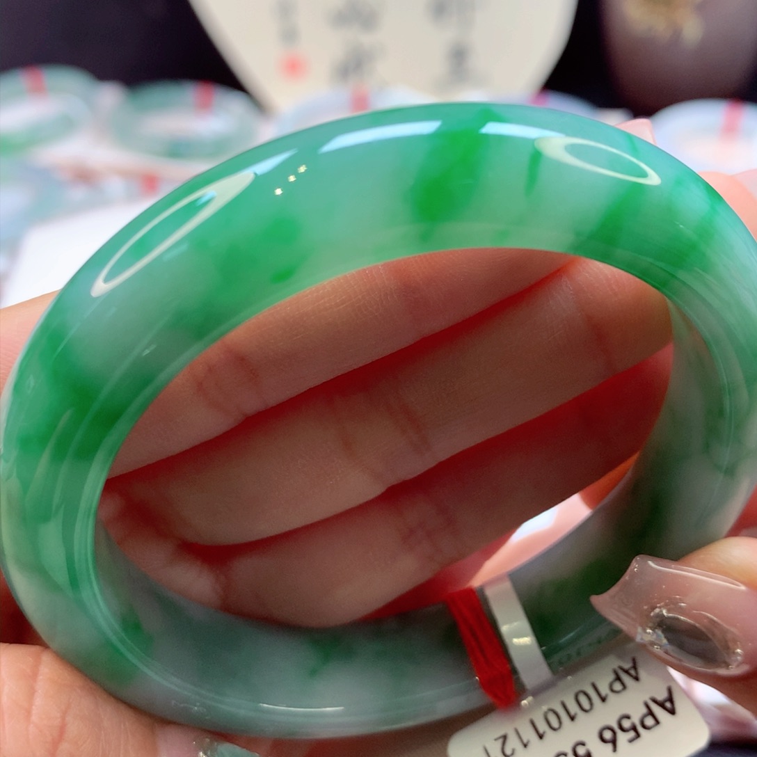 翡翠未镶嵌手镯22翡翠手镯99