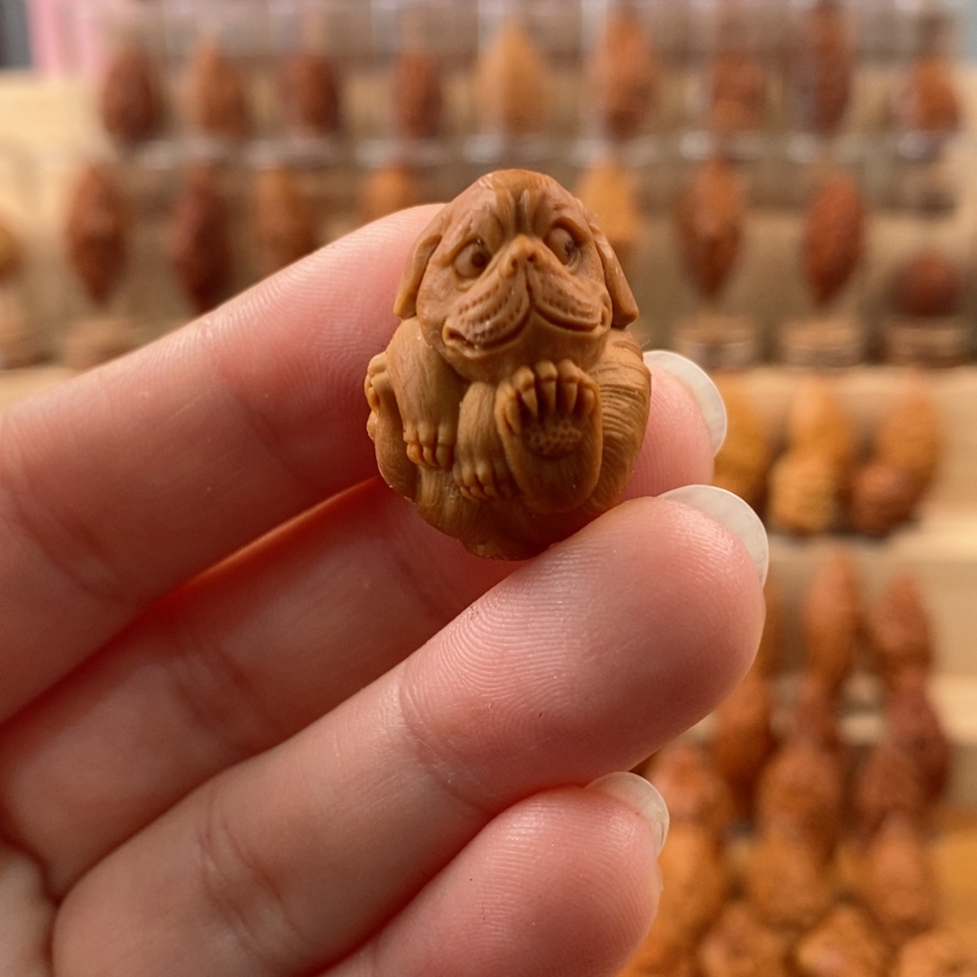 橄榄核手串/手链小狗