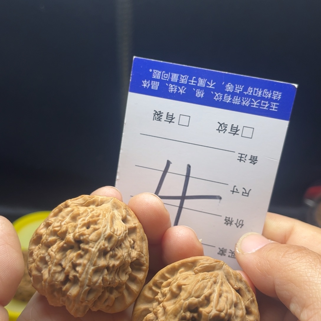 文玩核桃吊坠白狮子