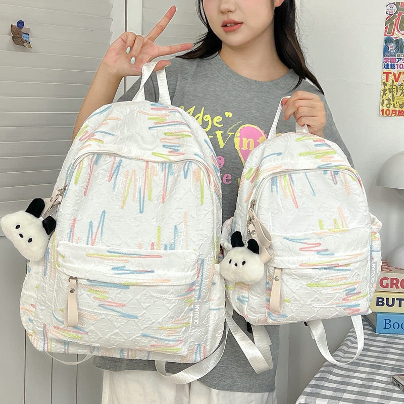 新款原创泡泡棉ins风可爱小书包大容量迷你包包大学生书包旅游