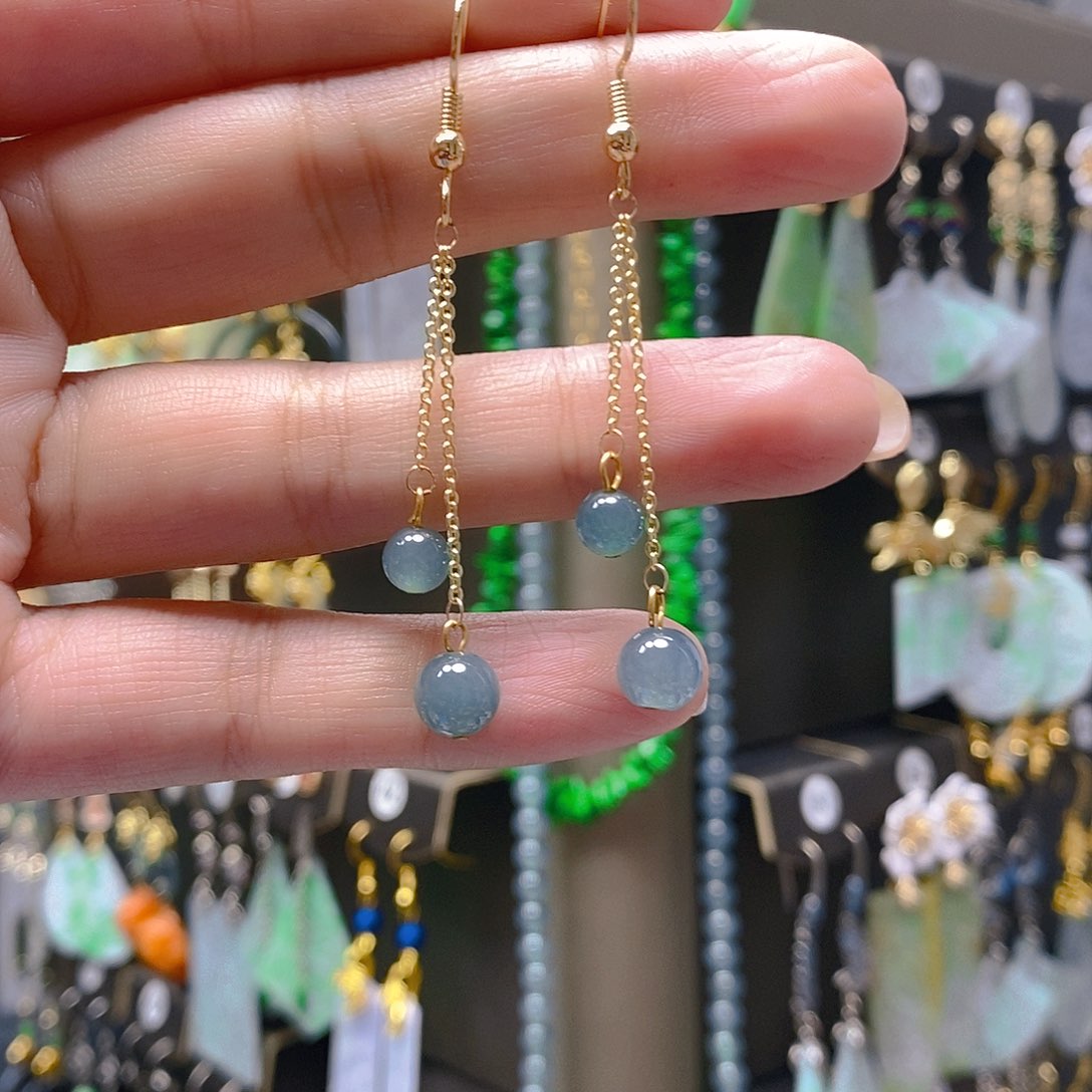 未镶嵌翡翠耳饰翡翠