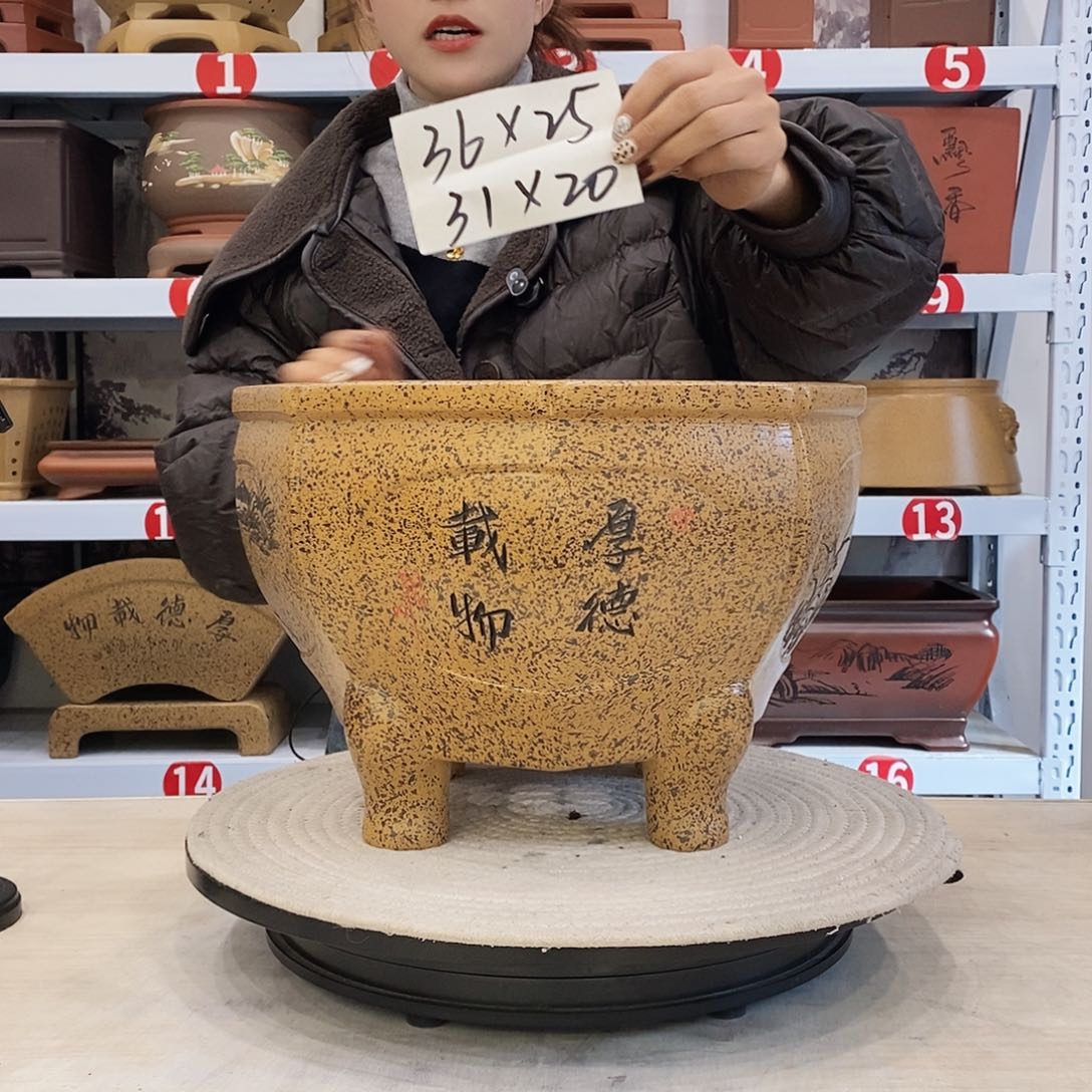 紫砂花盆紫砂花盆