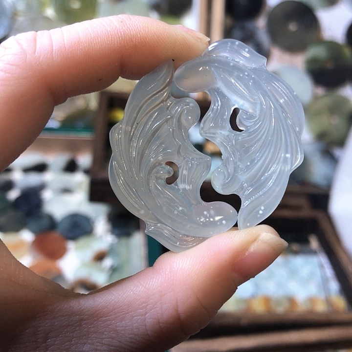 岫玉岫玉挂件未镶嵌