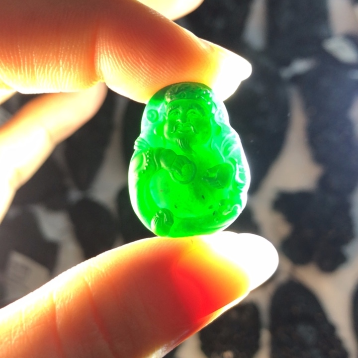 定制翡翠未镶嵌小财神