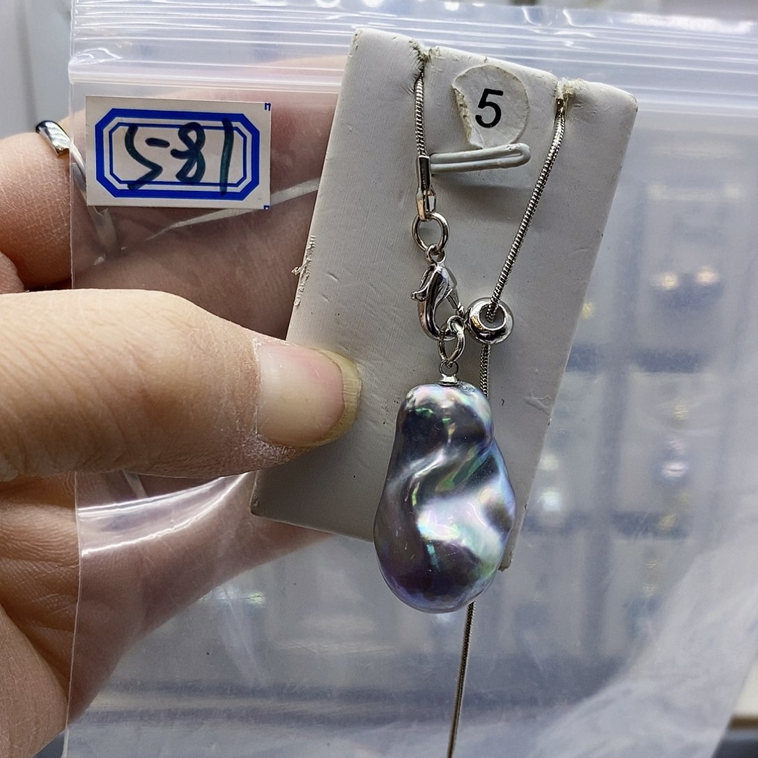 颈饰合金淡水珍珠