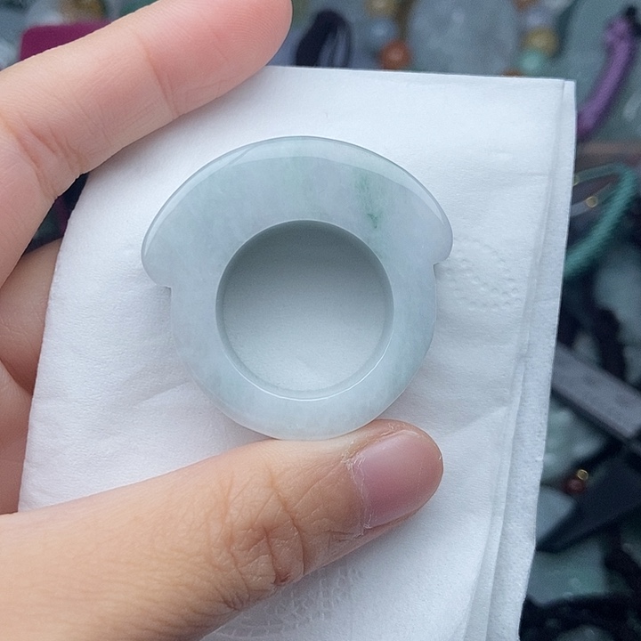 翡翠未镶嵌颈饰翡翠尺寸22
