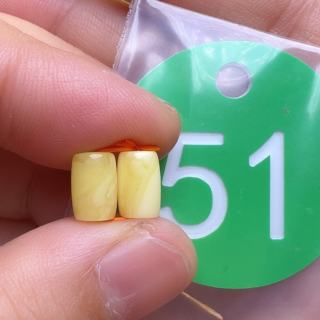 裸石蜜蜡未镶嵌5.5m m