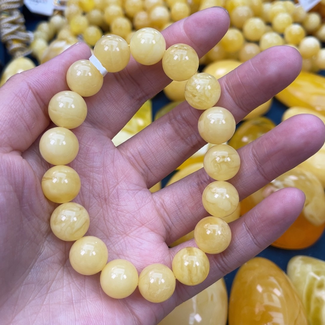 琥珀裸石未镶嵌琥珀蜜蜡w 107